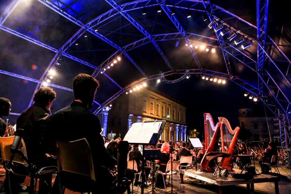 26.01.2018 - Prefeita Paula Mascarenhas durante o encerramento do Festival SESC de Música - Foto: Gustavo Vara