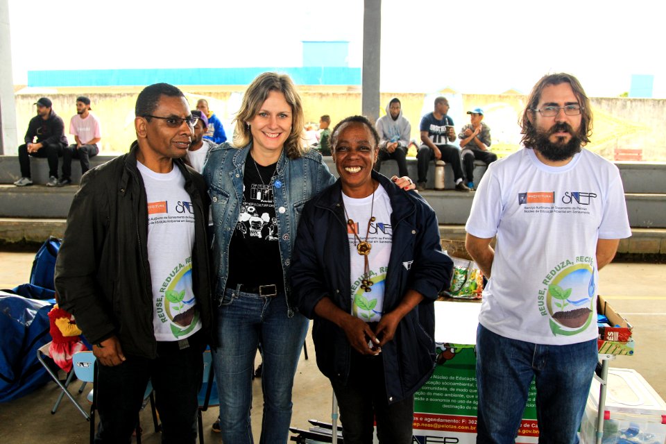 28.10.2017 - Prefeita Paula Mascarenhas durante encerramento da Semana do Hip Hop no Navegantes