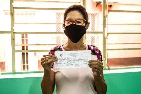 09.04.2021 - Vacinação de idosos com 65 anos nas escolas - Foto Michel Corvello