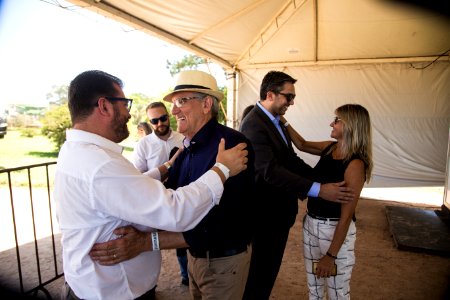 22.02.2019 - Prefeita Paula Mascarenhas e o Governador do Rio Grande do Sul, Eduardo Leite realizam a abertura oficial da 29ª Colheita do Arroz - Foto: Gustavo Vara