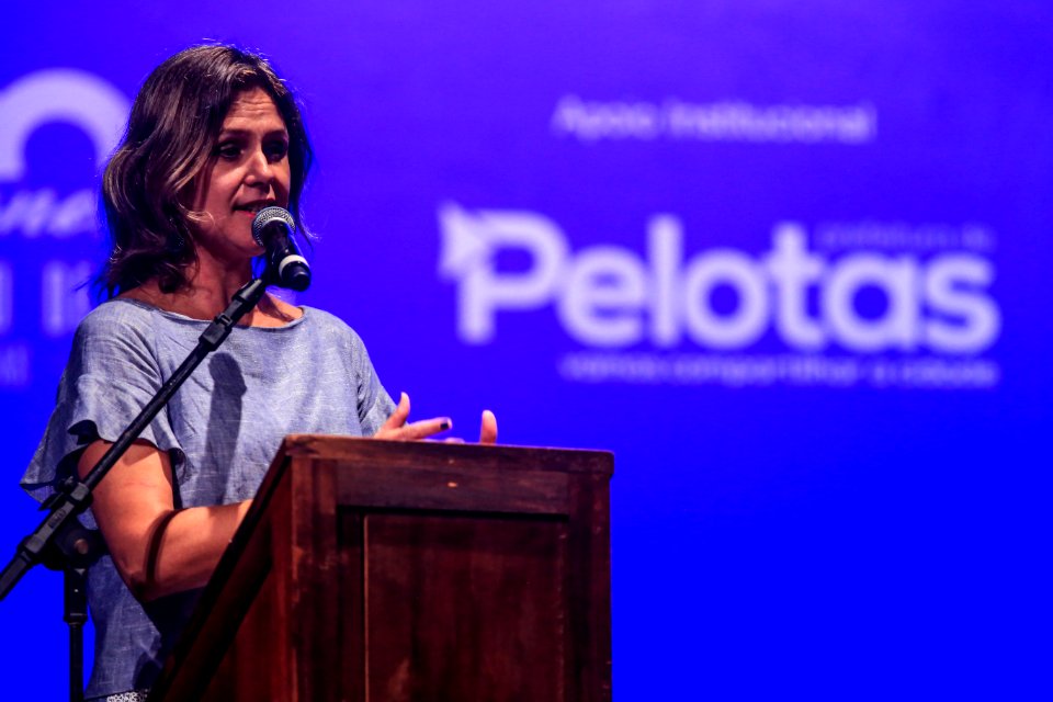 15.01.2018 - Prefeita Paula Mascarenhas na abertura do  8° Festival Sesc de Música com apresentação do Grupo alemão Ensemble Berlin