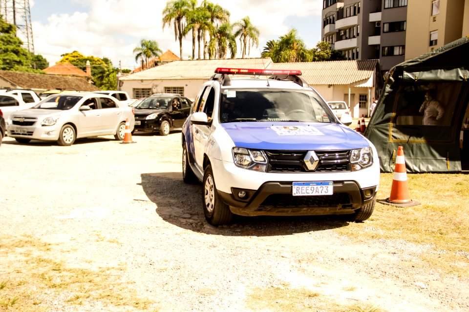 27.02.2021 Prefeita Paula Mascarenhas acompanha Drive Thru de Vacinação para idosos Foto Rodrigo Chagas