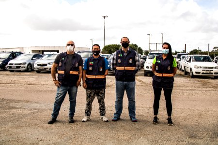23.04.2021 - Segunda dose da vacinação 74 anos no drive e 74 75 e 76 nas escolas - Foto Michel Corvello