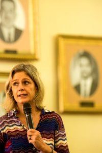 15.04.2021 - Prefeita Paula Mascarenhas em reunião com vereadores da base sobre os 100 dias de governo - Foto: Gustavo Vara