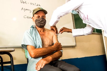 01.04.2021 - Vacinação dos idosos a partir dos 68 anos - Foto Michel Corvello