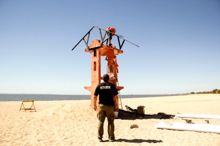 24.02.2021 Guarita de Salva Vidas, de responsabilidade do Município, será reformada pelo MOP, com o apoio da Susepe Foto Rodrigo Chagas