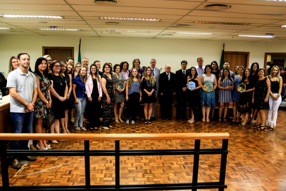 29.01.2018 - Prefeita Paula Mascarenhas durante cerimônia de entrega do Selo Mérito Justiça Gaúcha às Unidades Jurisdicionais que cumpriram as metas 1 e 2 do CNJ - Foto: Gustavo Vara