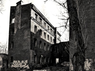 St. Petersburg. The old abandoned factory photo