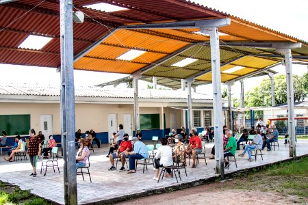 24.03.2021 - Vacinação dos idosos com 76 anos nas escolas - Foto Michel Corvello