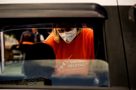 27.02.2021 Prefeita Paula Mascarenhas acompanha Drive Thru de Vacinação para idosos Foto Rodrigo Chagas
