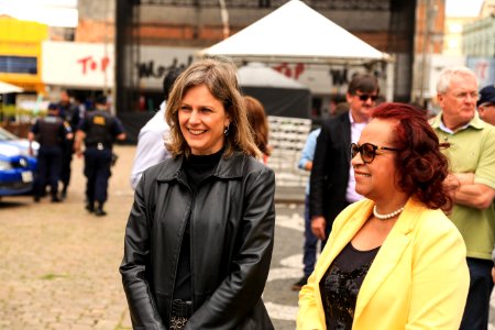 17.11.2017 - Prefeita Paula Mascarenhas na abertura da Operação Tudo Azul e entrega de tablets para a Guarda Municipal