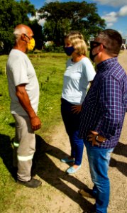 19.02.2021 - Prefeita Paula Mascarenhas visita Bairro Bem Cuidado no Navegantes - Foto: Gustavo Vara