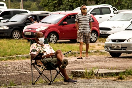 01.04.2021 - Vacinação dos idosos a partir dos 68 anos - Foto Michel Corvello