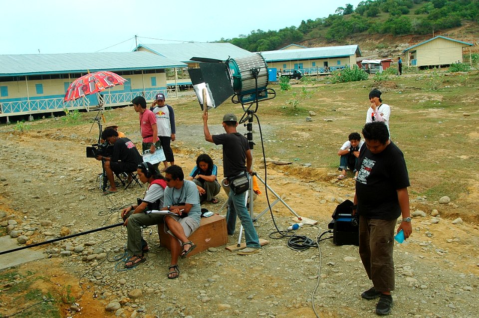 Syuting film Anak-anak  Fajar