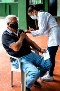24.03.2021 - Vacinação dos idosos com 76 anos nas escolas - Foto Michel Corvello