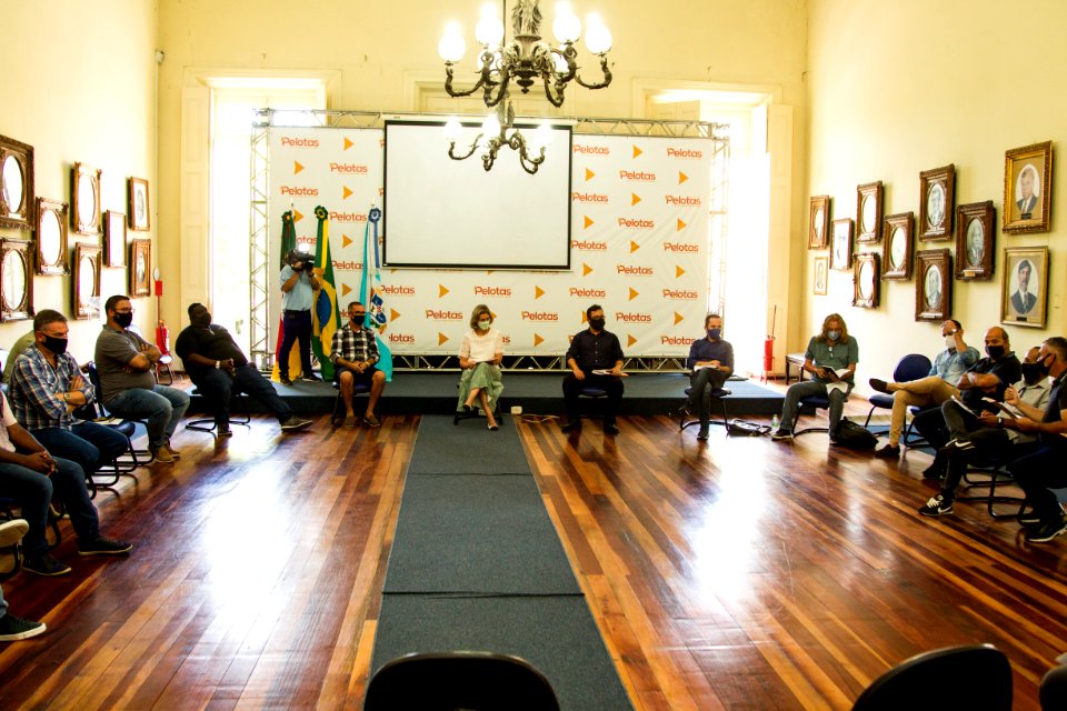 22.01.2021 - Prefeita Paula Mascarenhas recebe representantes dos motoristas de apps - Foto: Gustavo Vara