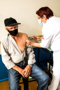 01.04.2021 - Vacinação dos idosos a partir dos 68 anos - Foto Michel Corvello