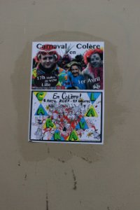 Affichage carnaval photo