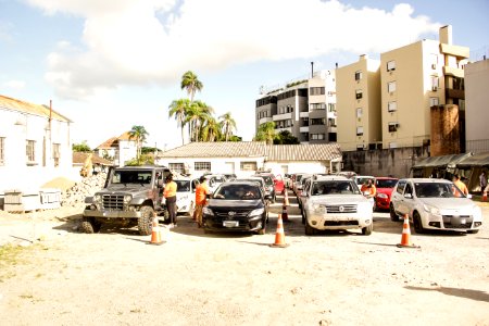 27.02.2021 Prefeita Paula Mascarenhas acompanha Drive Thru de Vacinação para idosos Foto Rodrigo Chagas