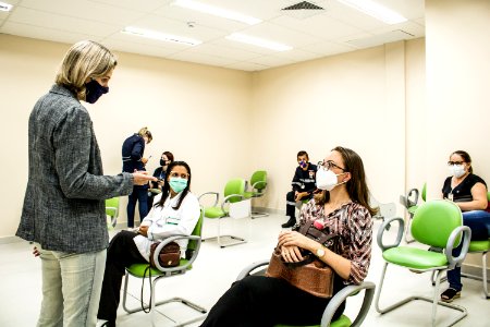 19.01.2021 - Aplicação das primeiras doses da vacina contra o coronavírus em Pelotas - Foto Michel Corvello