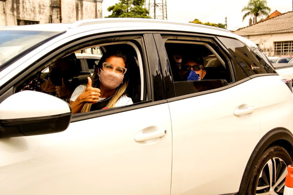 28.02.2021 Drive Thru de vacinação para idosos Foto Rodrigo Chagas