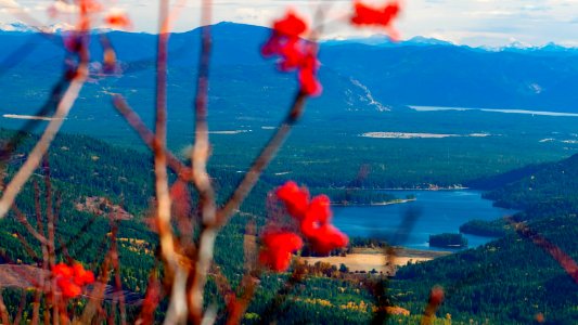Spirit Lake, Idaho, as viewed from Mt. Spokane, WA.