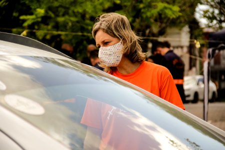 27.02.2021 Prefeita Paula Mascarenhas acompanha Drive Thru de Vacinação para idosos Foto Rodrigo Chagas