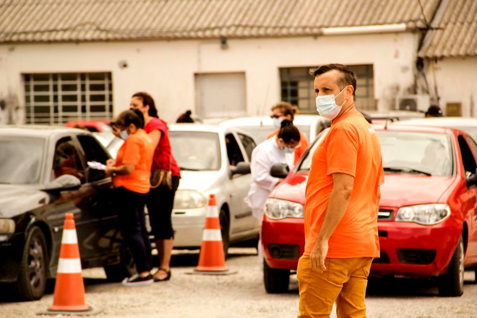 28.02.2021 Drive Thru de vacinação para idosos Foto Rodrigo Chagas