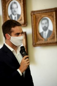 10.12.2020 Prefeita Paula Mascarenhas e Governador assinam termo repasse dos recursos para o novo hospital Foto Rodrigo Chagas