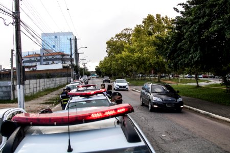 30.03.2021 - Operação para fiscalizar o uso de máscaras na Avenida Dom Joaquim - Foto Michel  Corvello