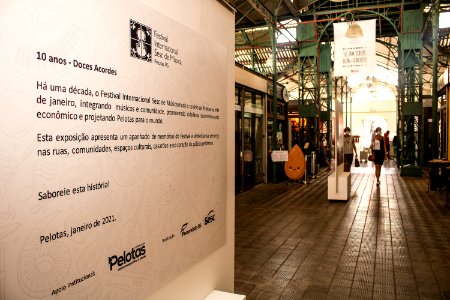 26.01.2021 - Exposição sobre o Festival Internacional de Música do Sesc no Mercado Público Central - Foto Michel Corvello