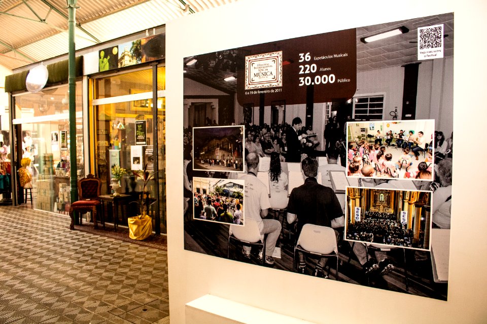 26.01.2021 - Exposição sobre o Festival Internacional de Música do Sesc no Mercado Público Central - Foto Michel Corvello