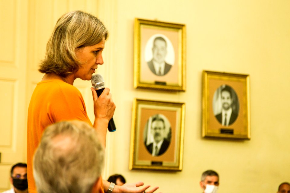 05.01.2021 - Prefeita Paula Mascarenhas realiza reunião do secretariado - Foto: Gustavo Vara