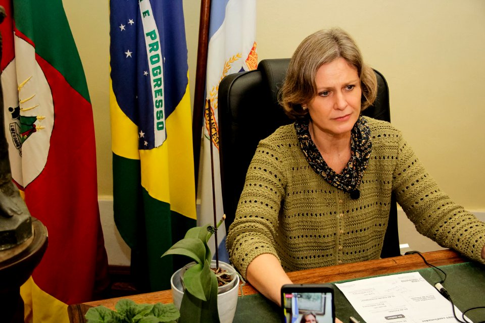 13.08.2020 – Prefeita Paula Mascarenhas realiza Live de atualização Foto: Rodrigo Chagas