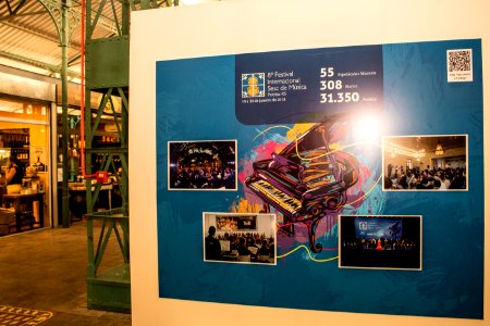 26.01.2021 - Exposição sobre o Festival Internacional de Música do Sesc no Mercado Público Central - Foto Michel Corvello