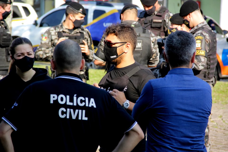 09.08.2020 - Fiscalização do lockdown Foto: Rodrigo Chagas
