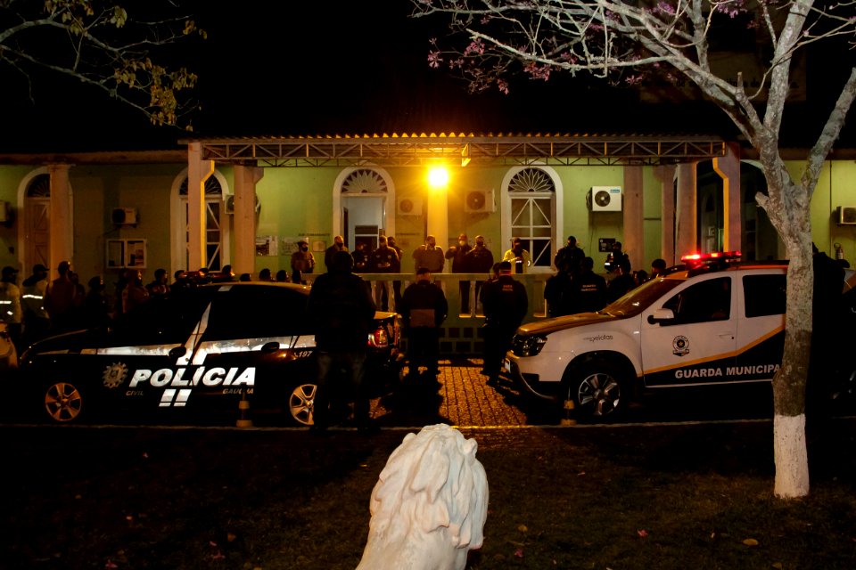 08.08.2020 - Início da fiscalização do lockdown Foto: Rodrigo Chagas