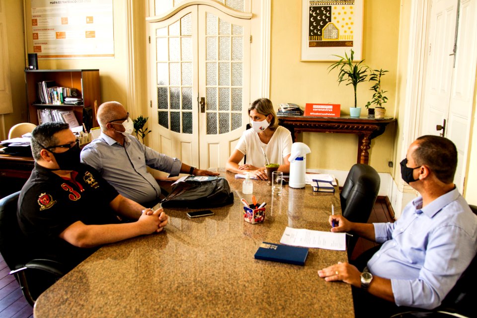 21.01.2021 - Prefeita Paula Mascarenhas em reunião quinzenal da Secretaria da Fazenda - Foto: Gustavo Vara