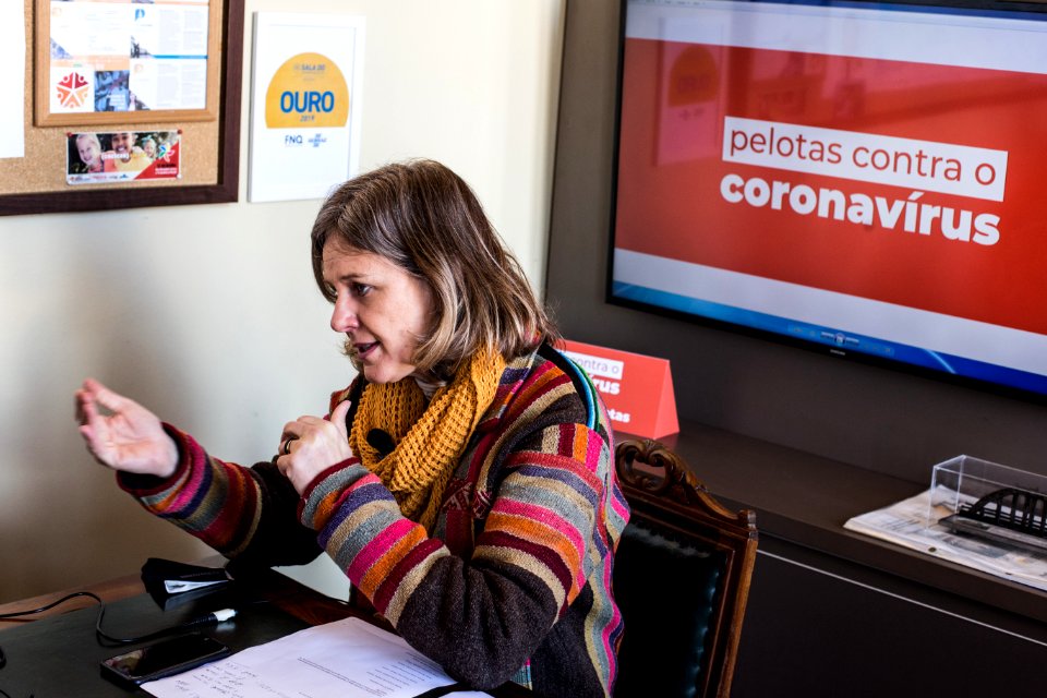 02.07.2020 - Prefeita Paula Mascarenhas realiza live de atualização sobre o coronavírus - Foto: Gustavo Vara
