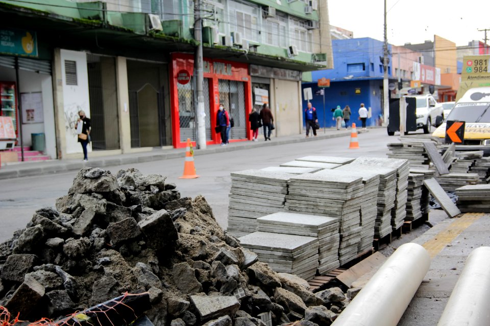 22.06.2020 - Atualização das obras da Marechal Floriano Foto: Rodrigo Chagas