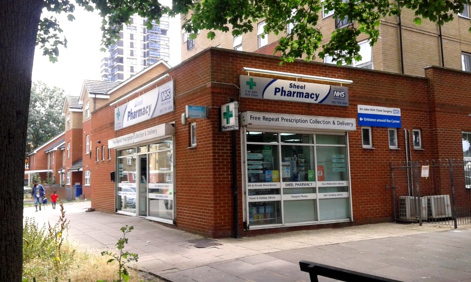 NHS pharmacy London UK