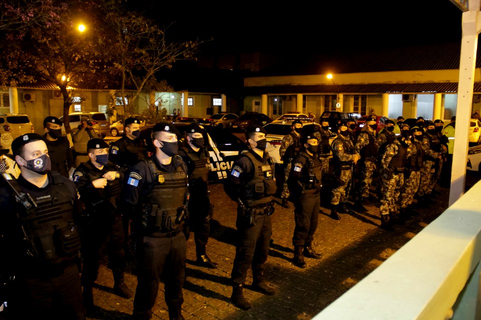 08.08.2020 - Início da fiscalização do lockdown Foto: Rodrigo Chagas