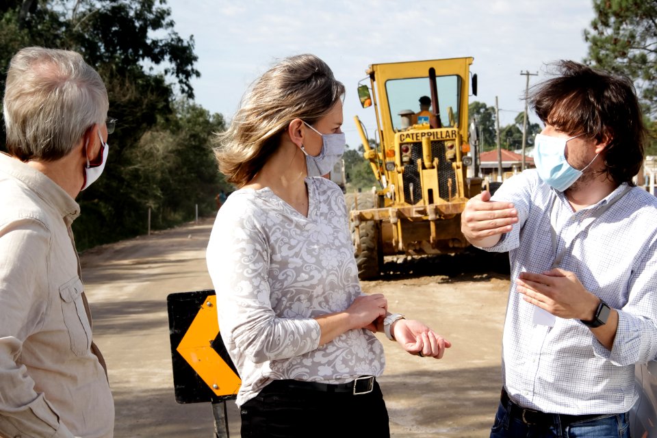 24.06.2020 – Prefeita Paula Mascarenhas Visita às obras do lote Três Vendas Foto: Rodrigo Chagas