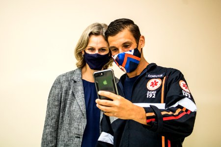 19.01.2021 - Aplicação das primeiras doses da vacina contra o coronavírus em Pelotas - Foto Michel Corvello