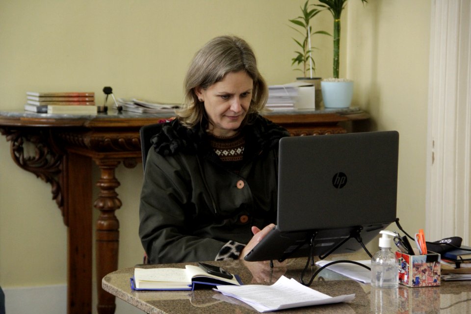 16.07.2020 – Prefeita Paula Mascarenhas Reunião com o presidente do TJRS, Voltaire de Lima Foto- Rodrigo Chagas-3