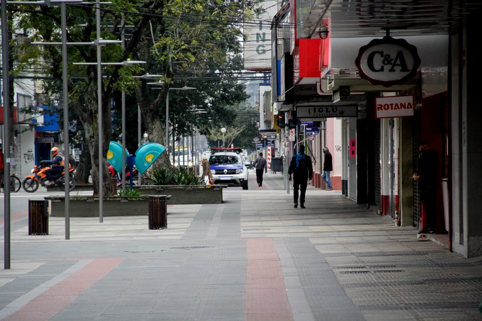 16.07.2020 - Início da fiscalização do uso de máscara Foto: Rodrigo Chagas