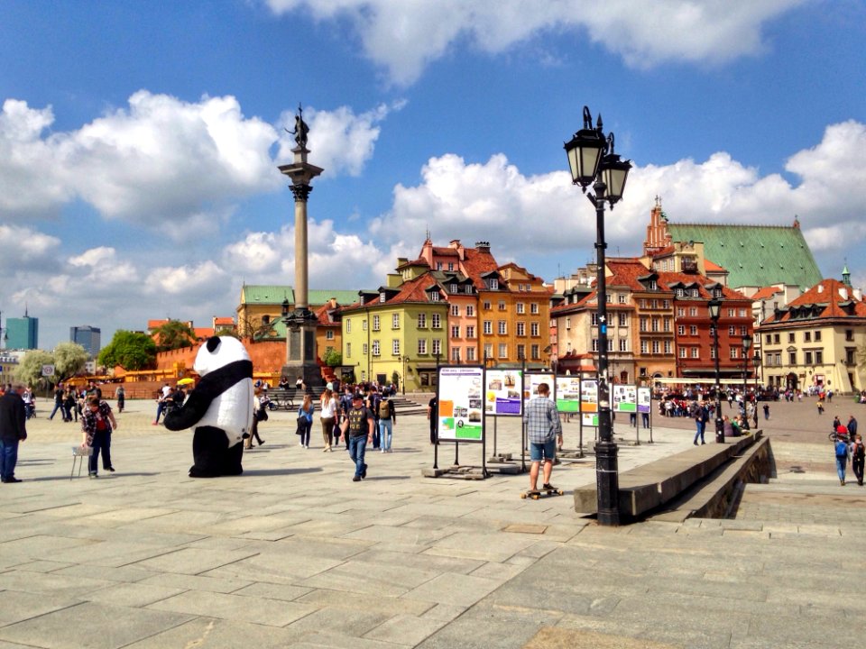Castle Square/plac Zamkowy w Warszawie