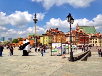 Castle Square/plac Zamkowy w Warszawie