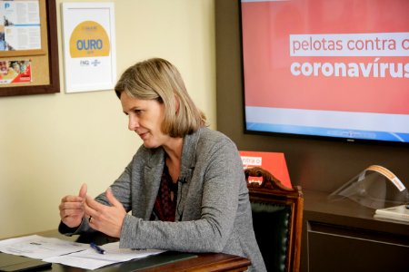 08.12.2020 Prefeita Paula Mascarenhas Live de Atualização sobre Coronavírus Foto Rodrigo Chagas
