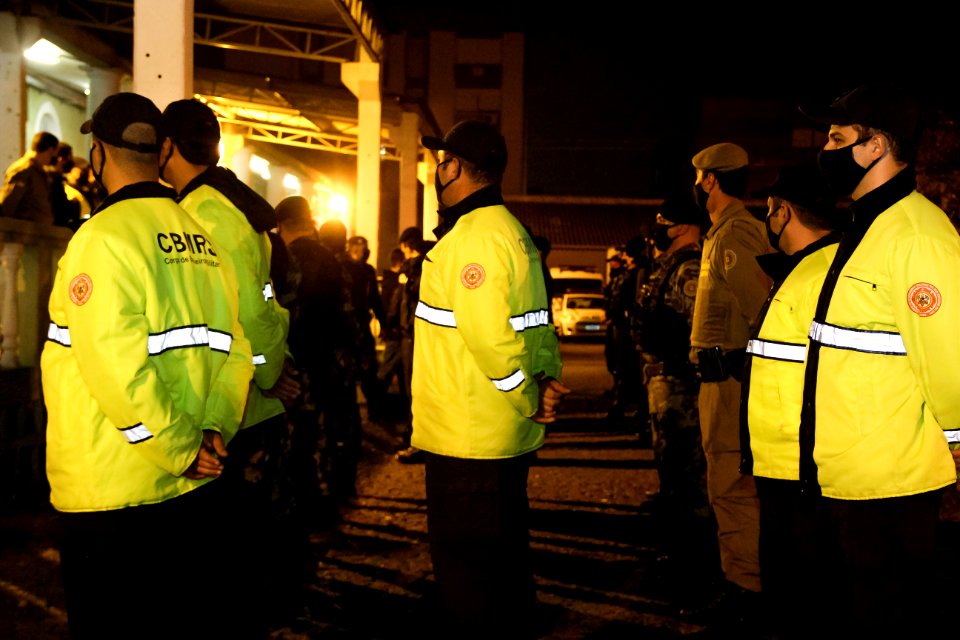 08.08.2020 - Início da fiscalização do lockdown Foto: Rodrigo Chagas